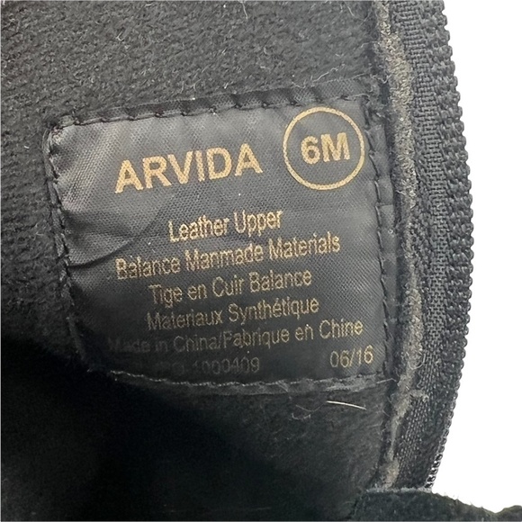 Cougar Black Leather Waterproof Arvida Block Heel Ankle Boots Size 6 Women's - Picture 2 of 11